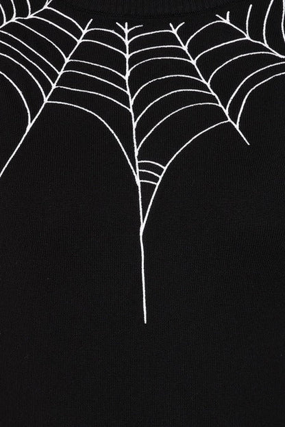 Carla Spiderweb Jumper - Sweaters - Banned