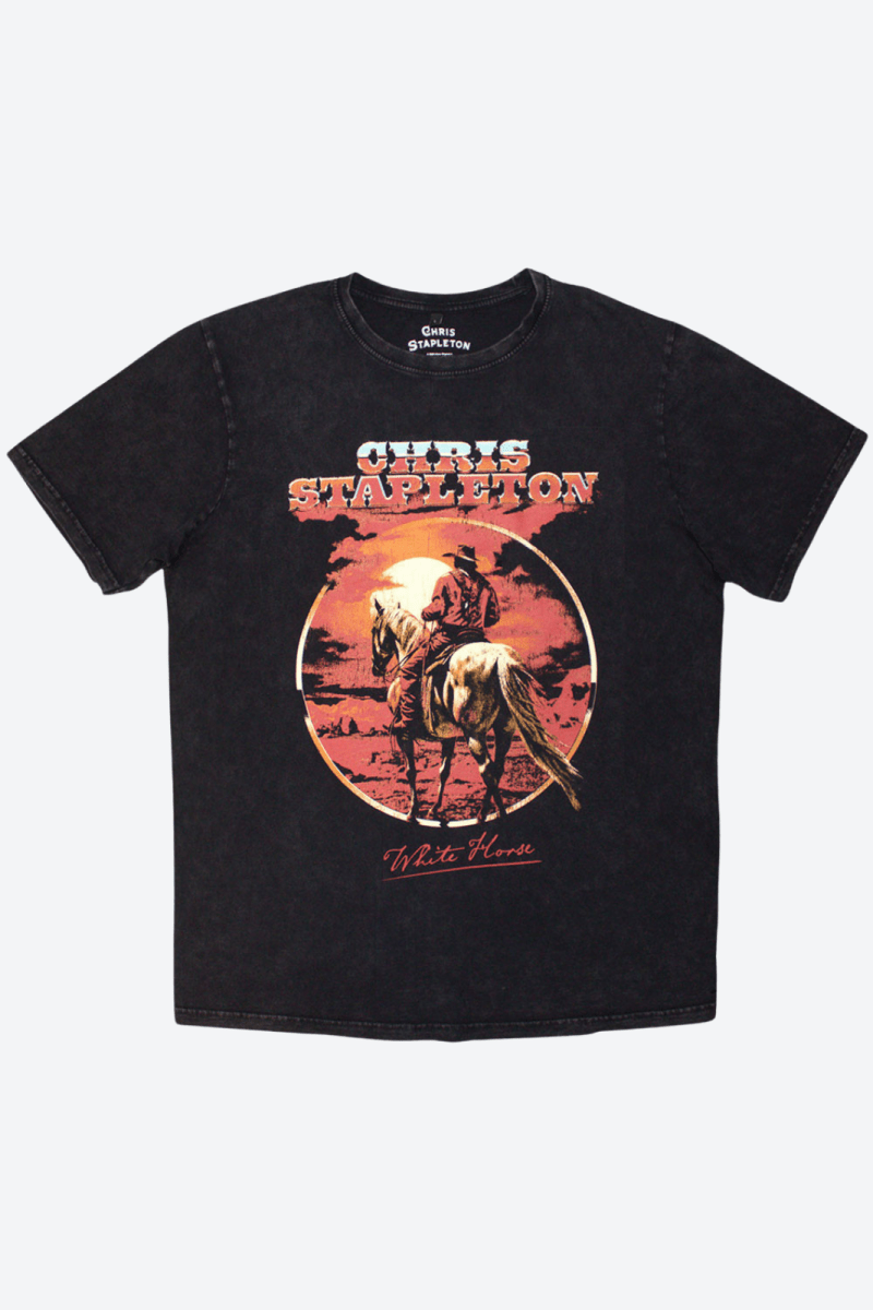 Chris Stapleton White Horse Shirt - Bandshirts - Official Merchandise