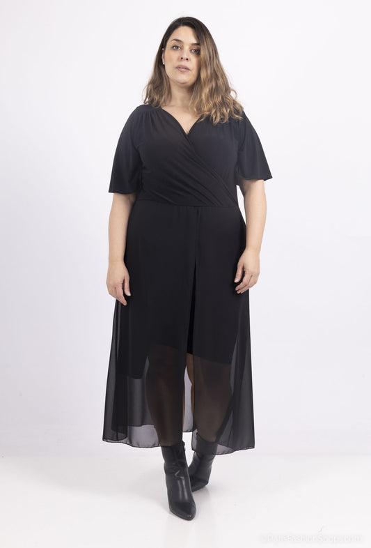 Layered Mesh Jumpsuit