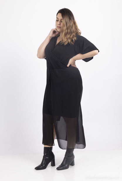 Layered Mesh Jumpsuit