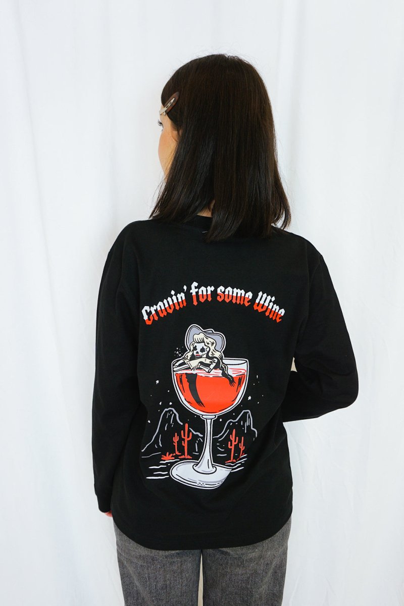 Cravin for Some Wine Shirt - Bandshirts - House of Bones