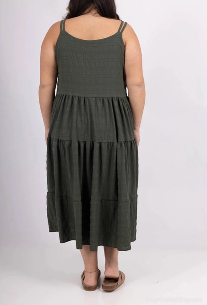 Curvy Maxi Dress Olive - Dresses - HOB