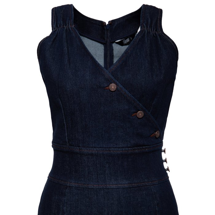 Dark Denim Pencil Dress Peggy