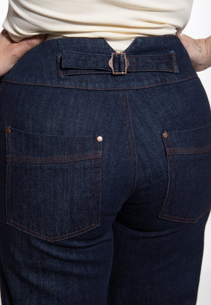 Dark Denim Josie Jeans - Trousers - House of Bones