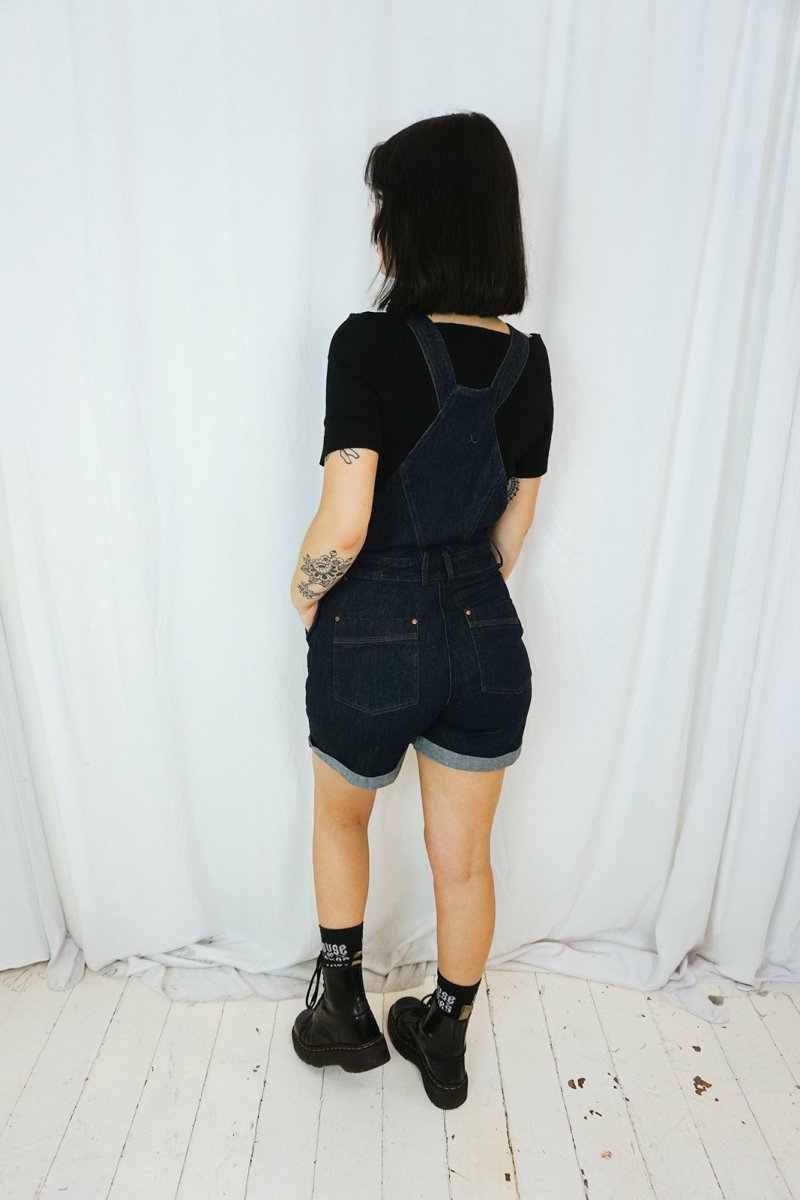 Dark Denim Josie Overalls - One-Piece - Queen Kerosin