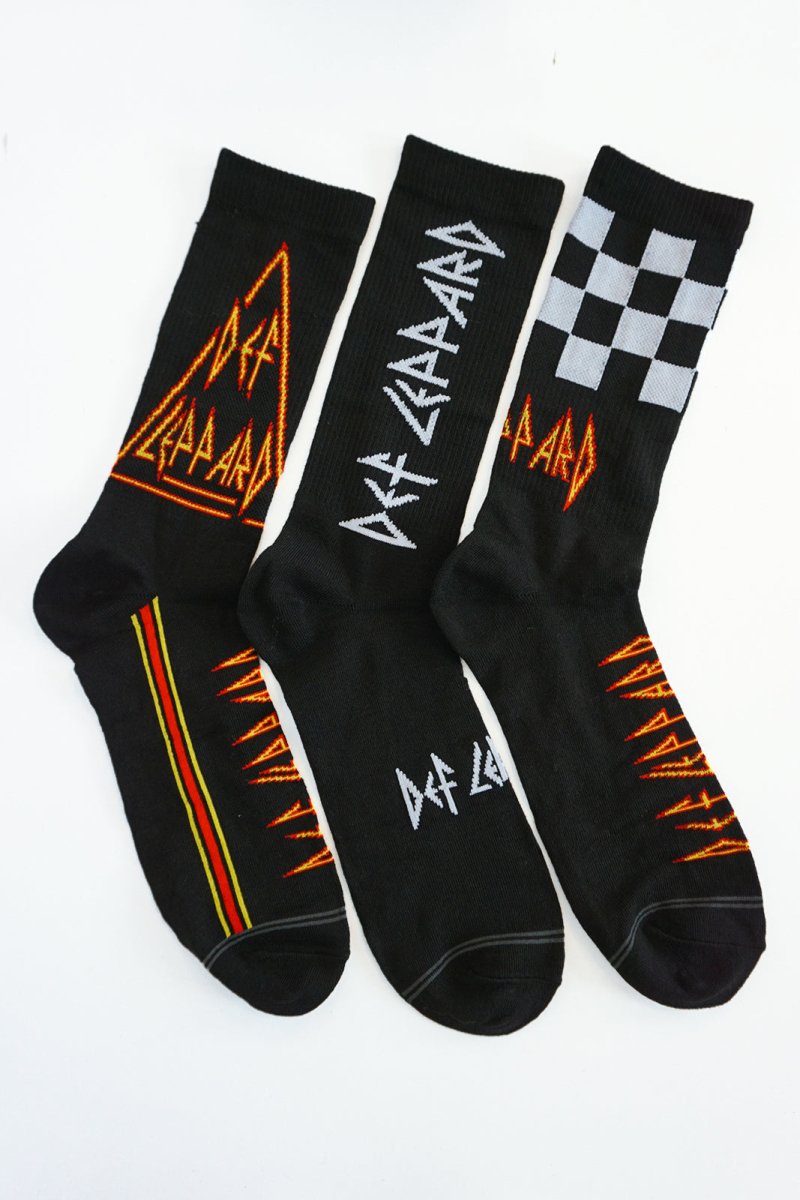 Def Leppard Sock Pack - Socks - Official Merchandise