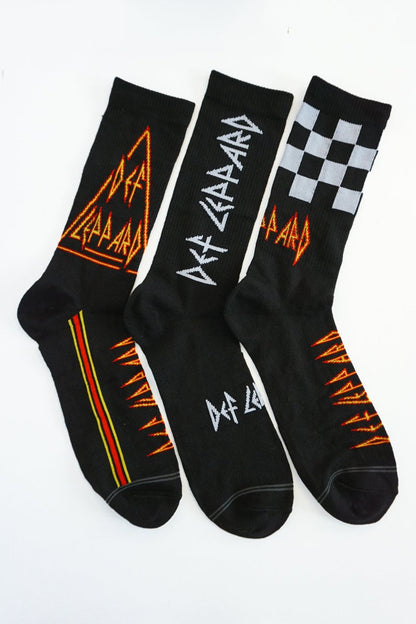 Def Leppard Sock Pack - Socks - Official Merchandise