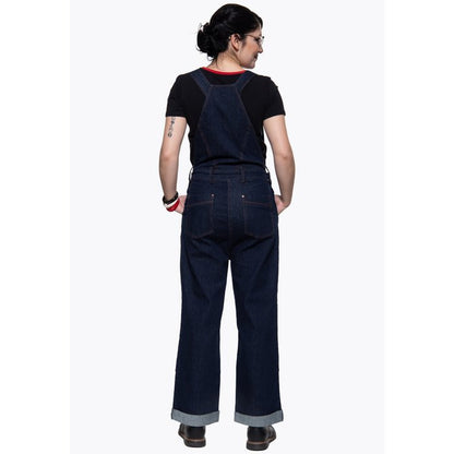 Denim Velma Overalls - Trousers - Queen Kerosin