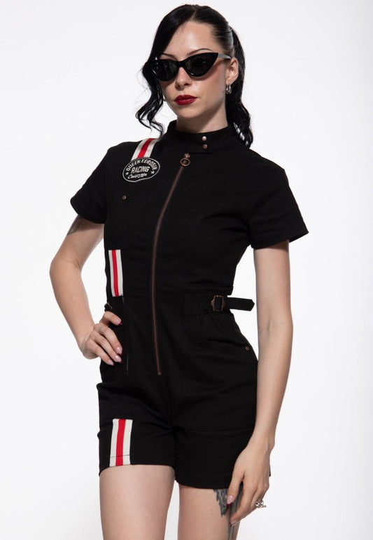 Dragstrip Overalls - Trousers - Queen Kerosin
