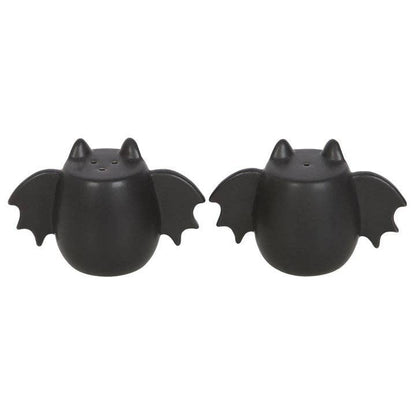 Gothic Bat Wing Salt and Pepper Shakers