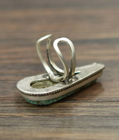 Turquoise Tear Ring