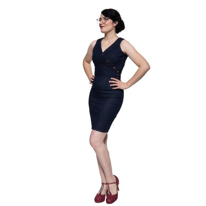 Dark Denim Pencil Dress Peggy