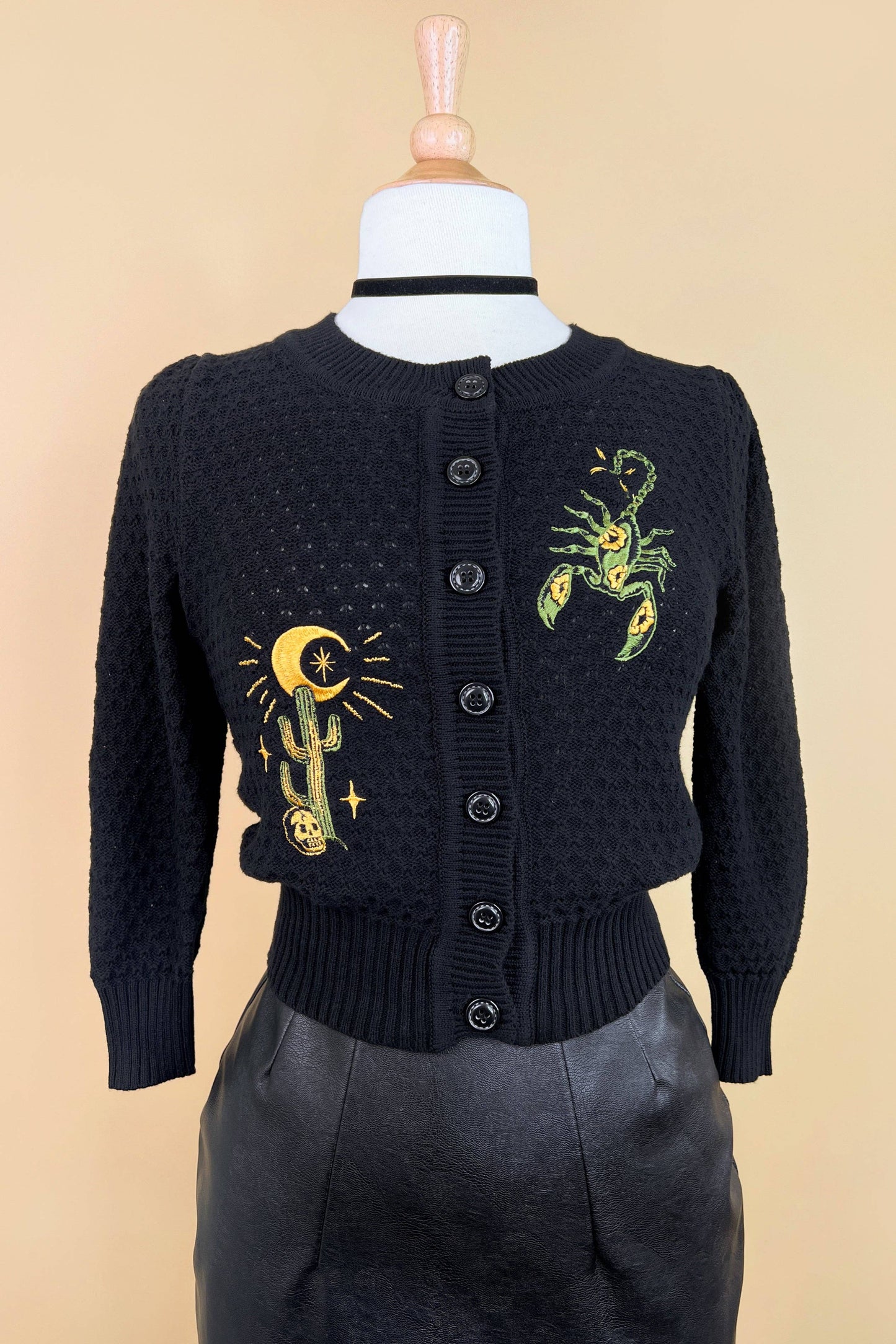 mischien made scorpion cardigan western europe 