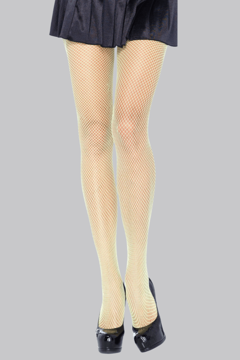 Fishnet Stockings Green - Tights - Leg Avenue