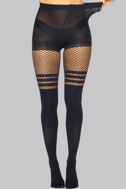 Fishnet Top Tights - Tights - Leg Avenue