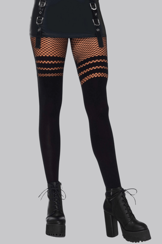 Fishnet Top Tights - Tights - Leg Avenue