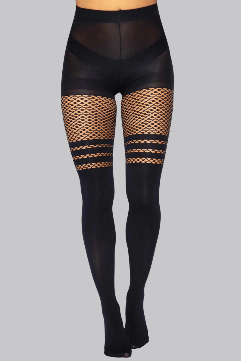 Fishnet Top Tights - Tights - Leg Avenue