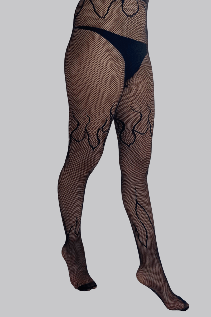 Flaming Fishnets - Pamela Mann