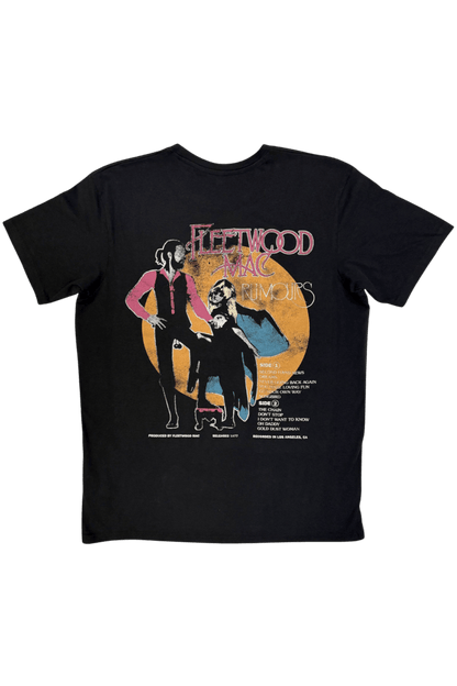 Fleetwood Mac Rumours Carbon Shirt With Back Print - Bandshirts - Official Merchandise