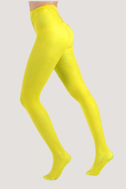 Flo Yellow Tights 80DEN - Tights - Pamela Mann