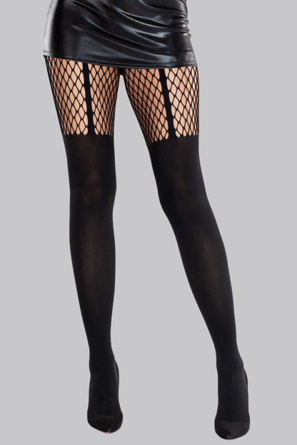 Garter Illusion Tights - Tights - Leg Avenue