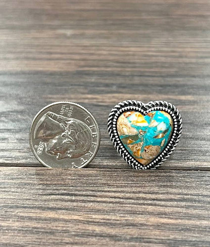 Gemstone Heart Ring - Jewellery - ISAC Trading Inc
