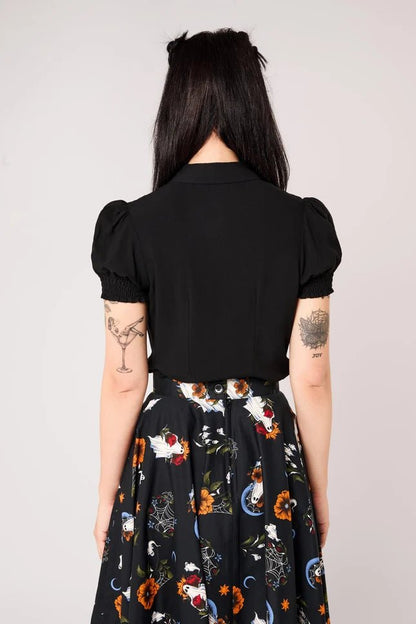 Ghost Flower Blouse - Blouse - House of Bones