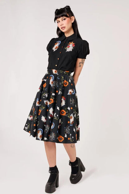 Ghost Flower Skirt - Skirts - House of Bones
