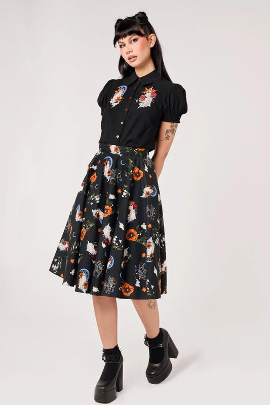 Ghost Flower Skirt - Skirts - House of Bones