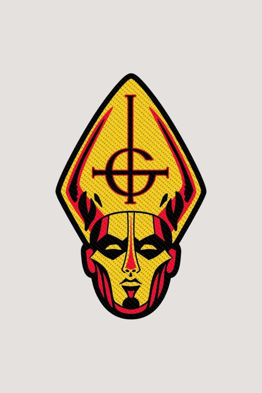 Ghost Papa Head Patch - Patches - Official Merchandise