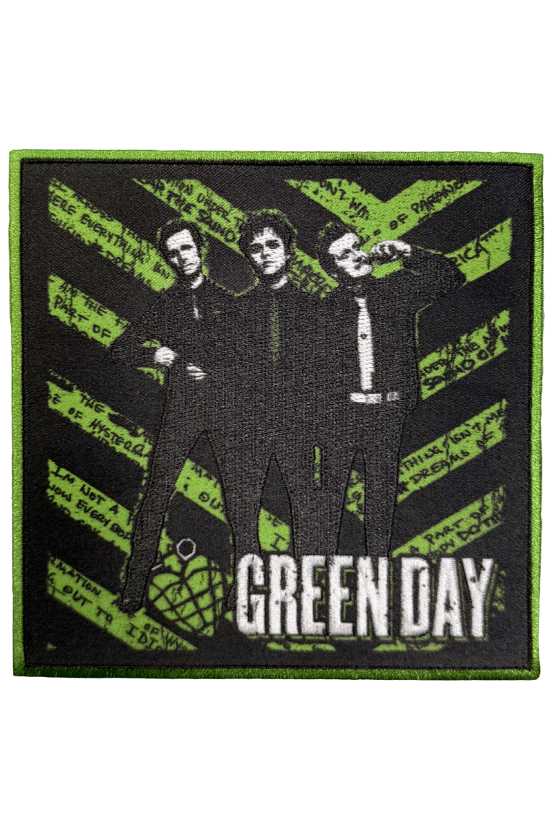Green Day Grenade Patch - Patches - Official Merchandise