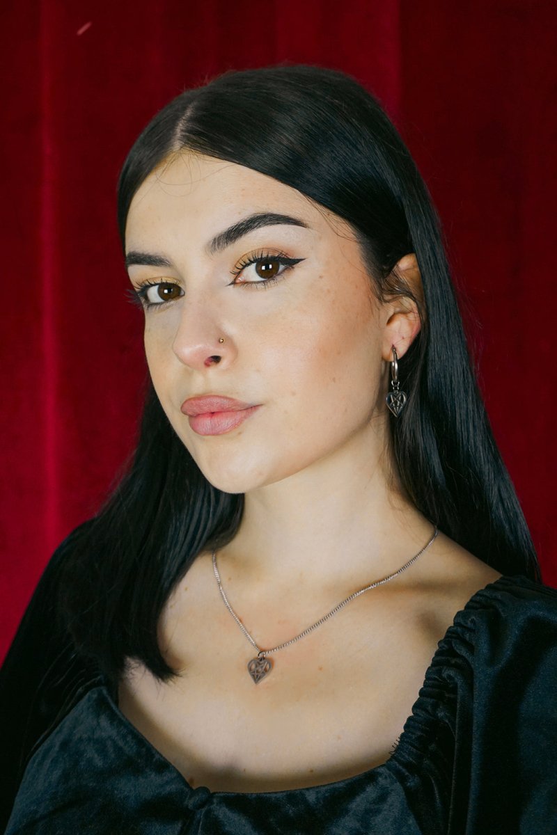 Heartagram Earrings Silver - Earrings - House of Bones Jewelry