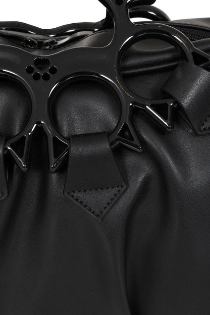 Hex Paws Kitten Knuckle Top Handle Bag - Bags - Banned