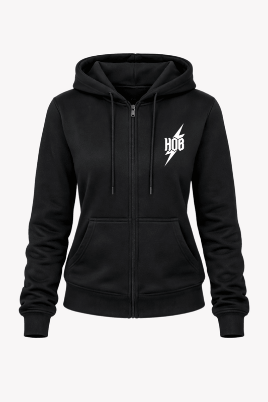 House of Bones Zipped Hoodie - Sweaters - HOUSE OF BONES
