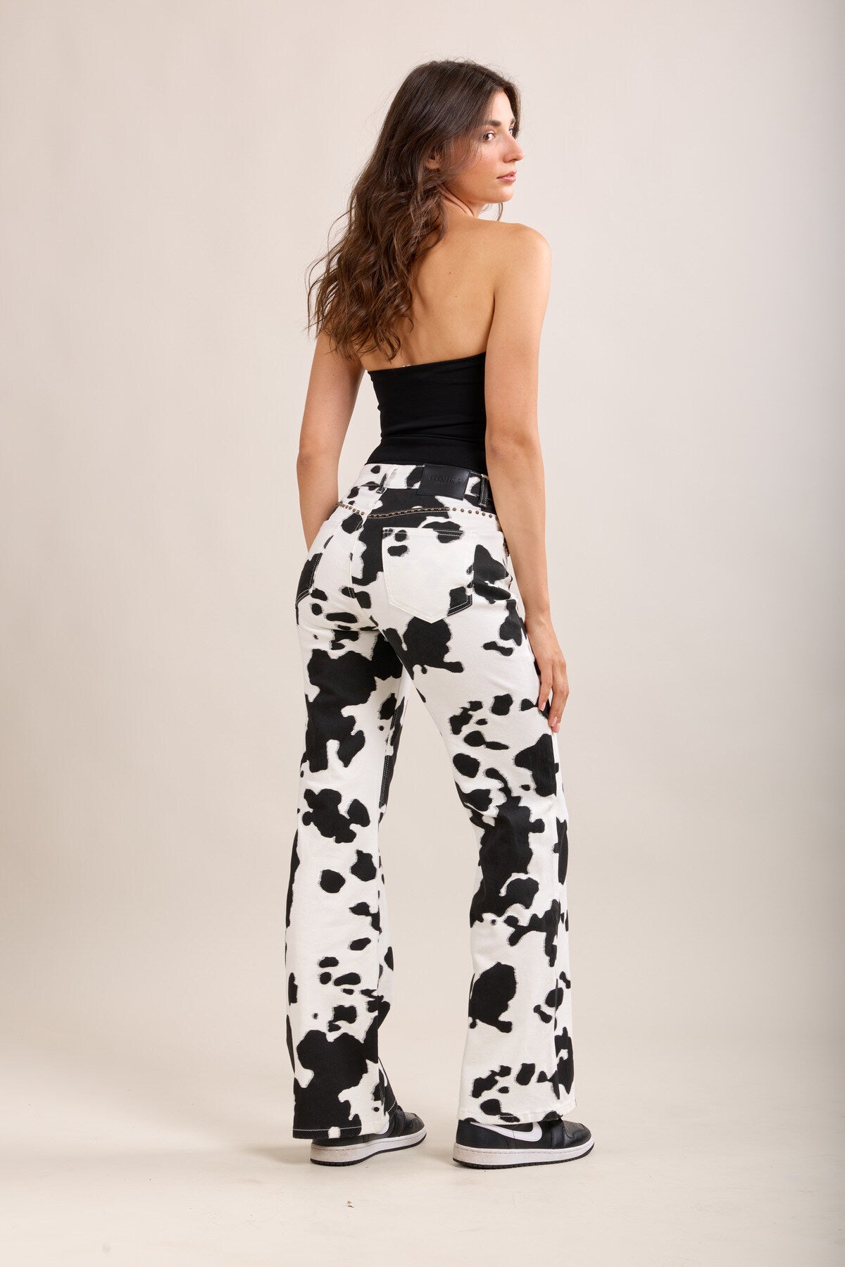 Cow Print Jeans