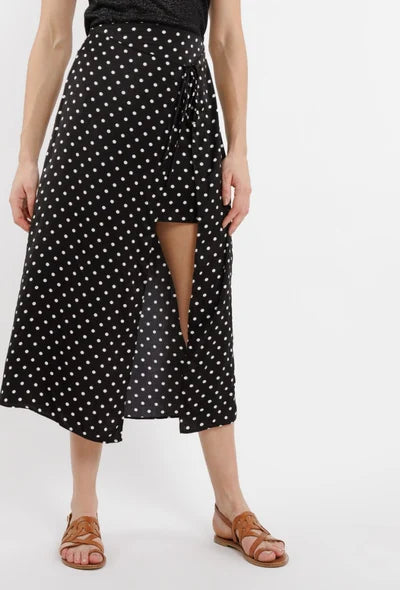 Polkadot Maxi Skirt