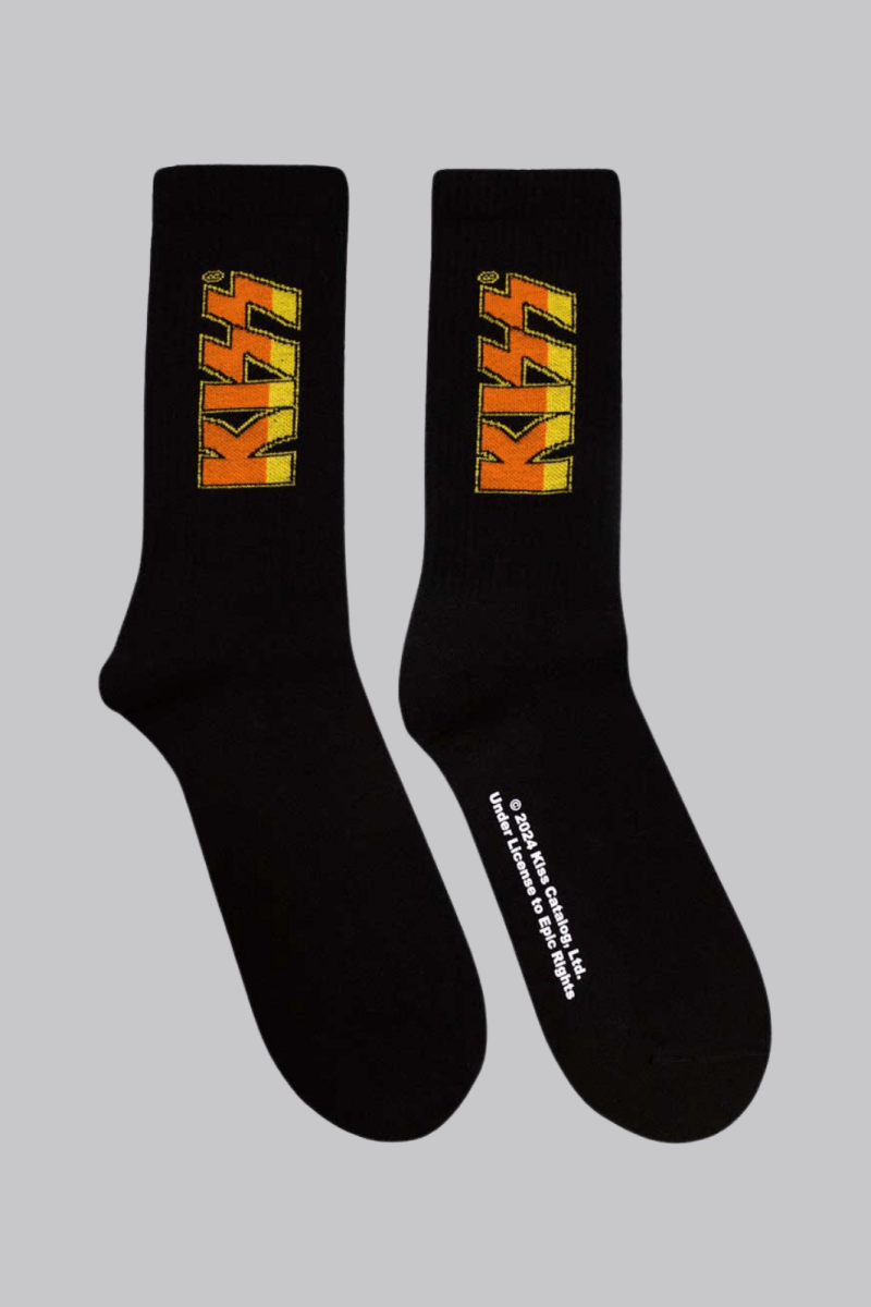 KISS Logo Athletic Socks - Socks - Official Merchandise