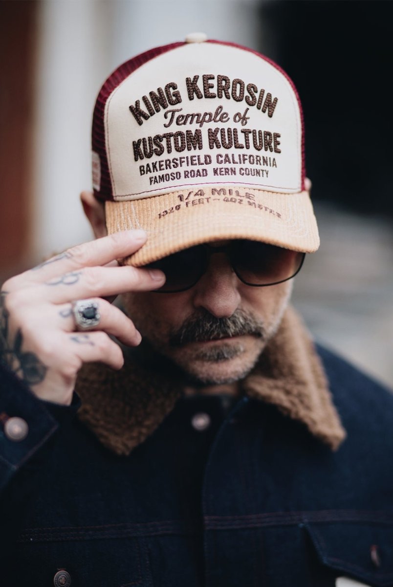 Kustom Culture Bakersfield Trucker Cap - Caps - King Kerosin