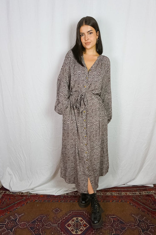 Leopard Maxi Dress - Dresses - Isla Ibiza Bonita