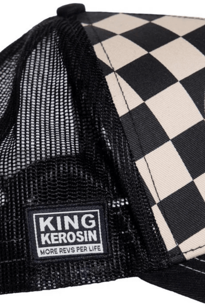 Los Angeles Checkered Cap - Hats - King Kerosin