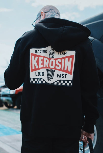 Loud & Fast Zipped Hoodie - Sweaters - King Kerosin