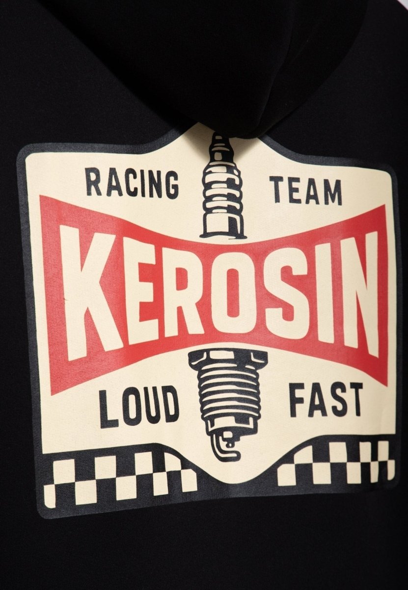 Loud & Fast Zipped Hoodie - Sweaters - King Kerosin