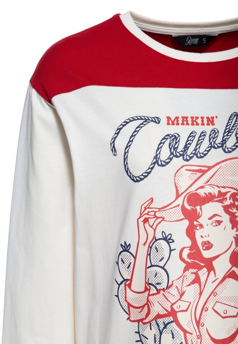 Makin' Cowboys Cry Longsleeve - Shirts - Queen Kerosin