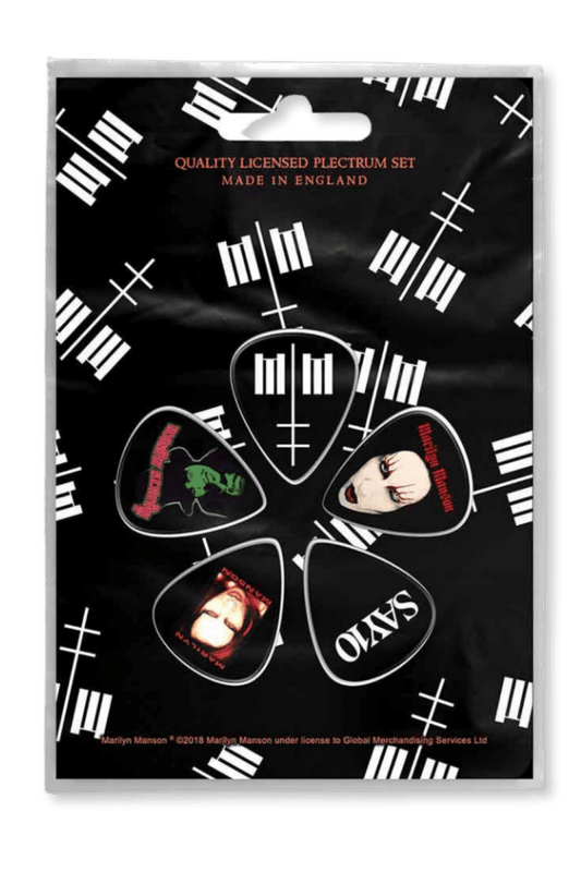 Marilyn Manson Plectrum Pack - Accessories - Official Merchandise