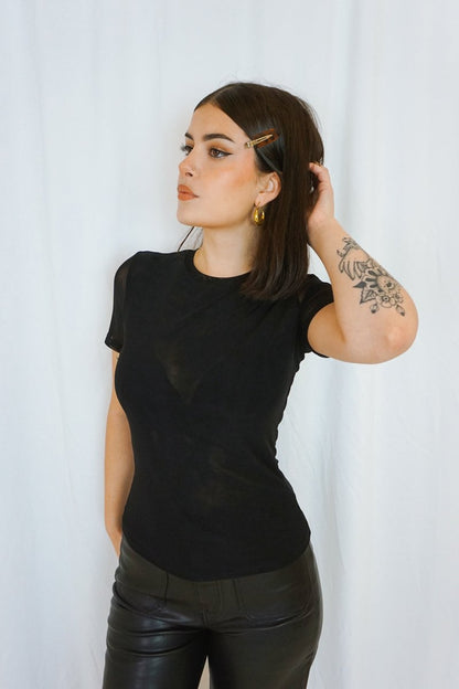 Mesh T-Shirt - Tops - HOB