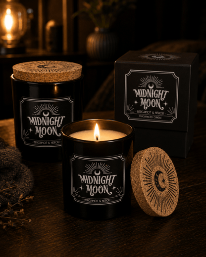 Midnight Ritual Candle: Midnight Moon - Deco - Something Different Wholesale Europe