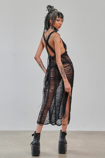 Midnight Treads Dress - Dresses - Banned