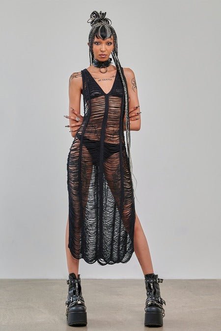 Midnight Treads Dress - Dresses - Banned