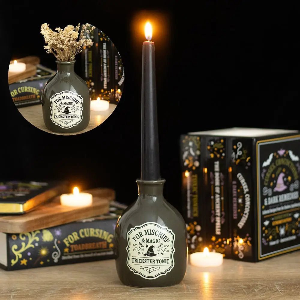 Mischief and Magic Potion Bottle Vase and Candle Holder - Deco - Something Different Wholesale Europe