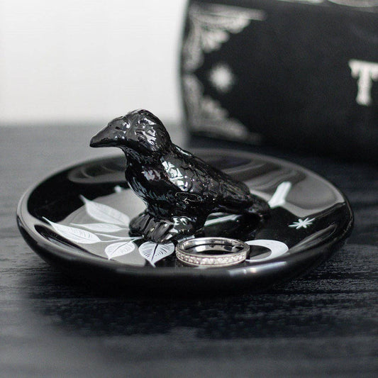 Mystic Raven Trinket Dish - Something Different Wholesale Europe